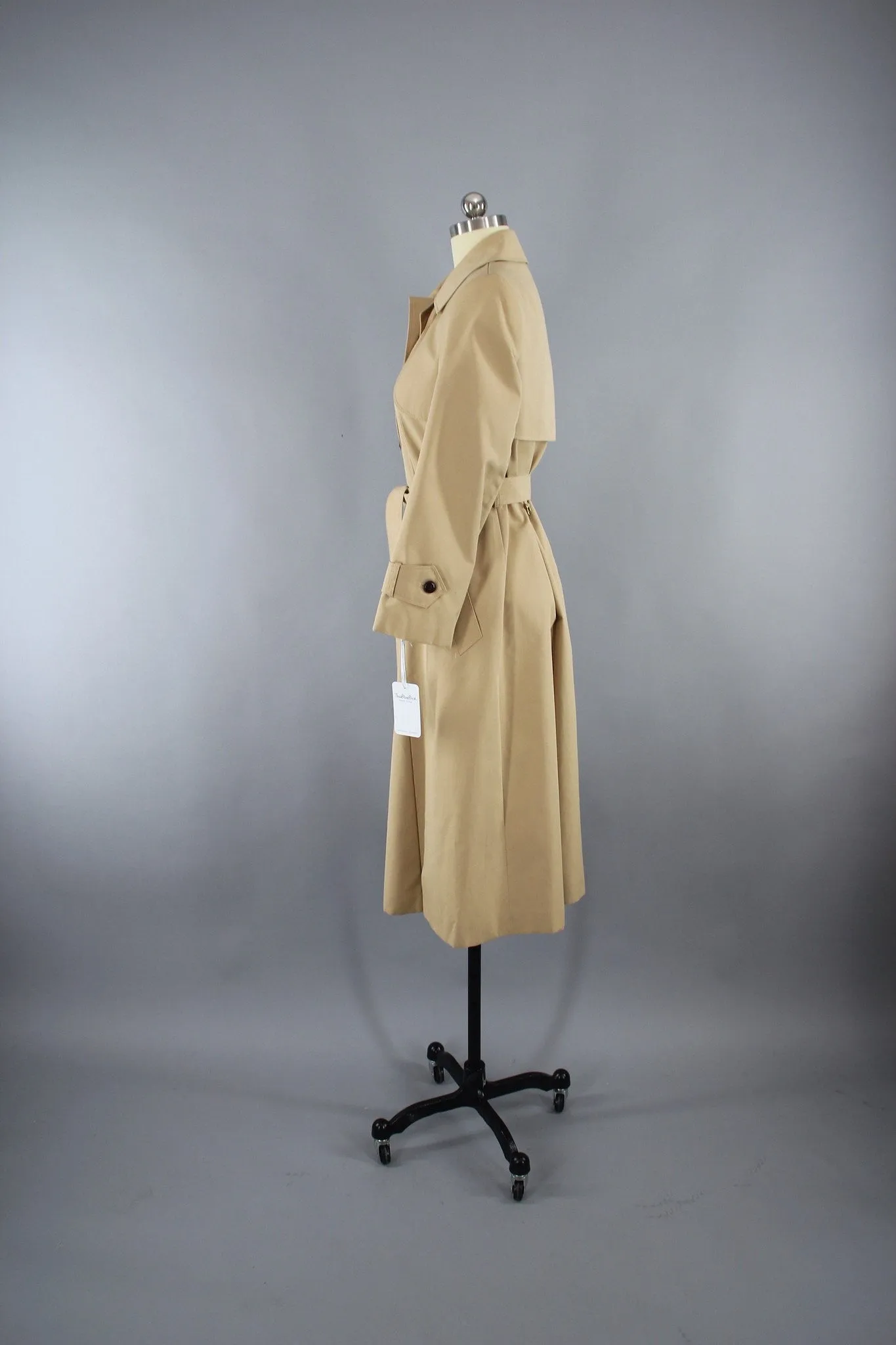 1980s Vintage Etienne Aigner Trench Coat