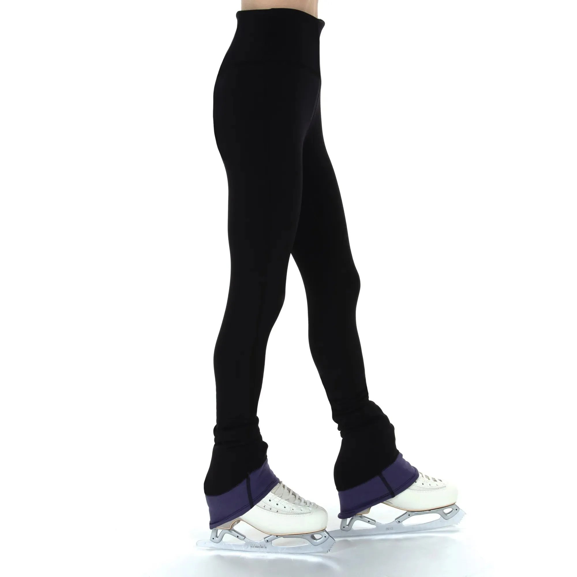 387 Figure Skating High Waist Banded Fleece Leggings