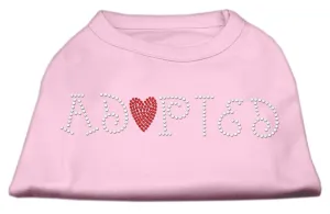 Adopted Rhinestone Shirt Light Pink L (14)