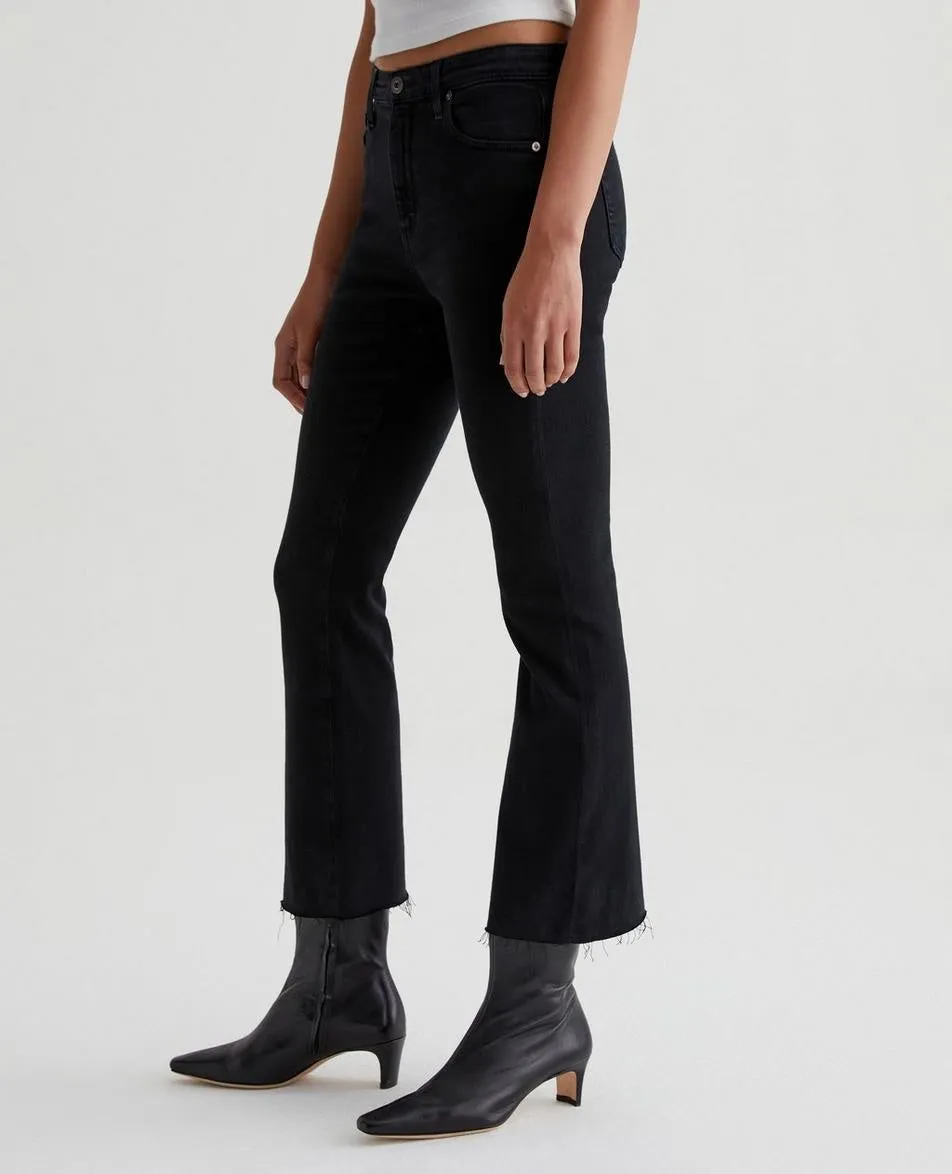 AG JEANS FARRAH BOOT CROP IN SULFUR BLACK