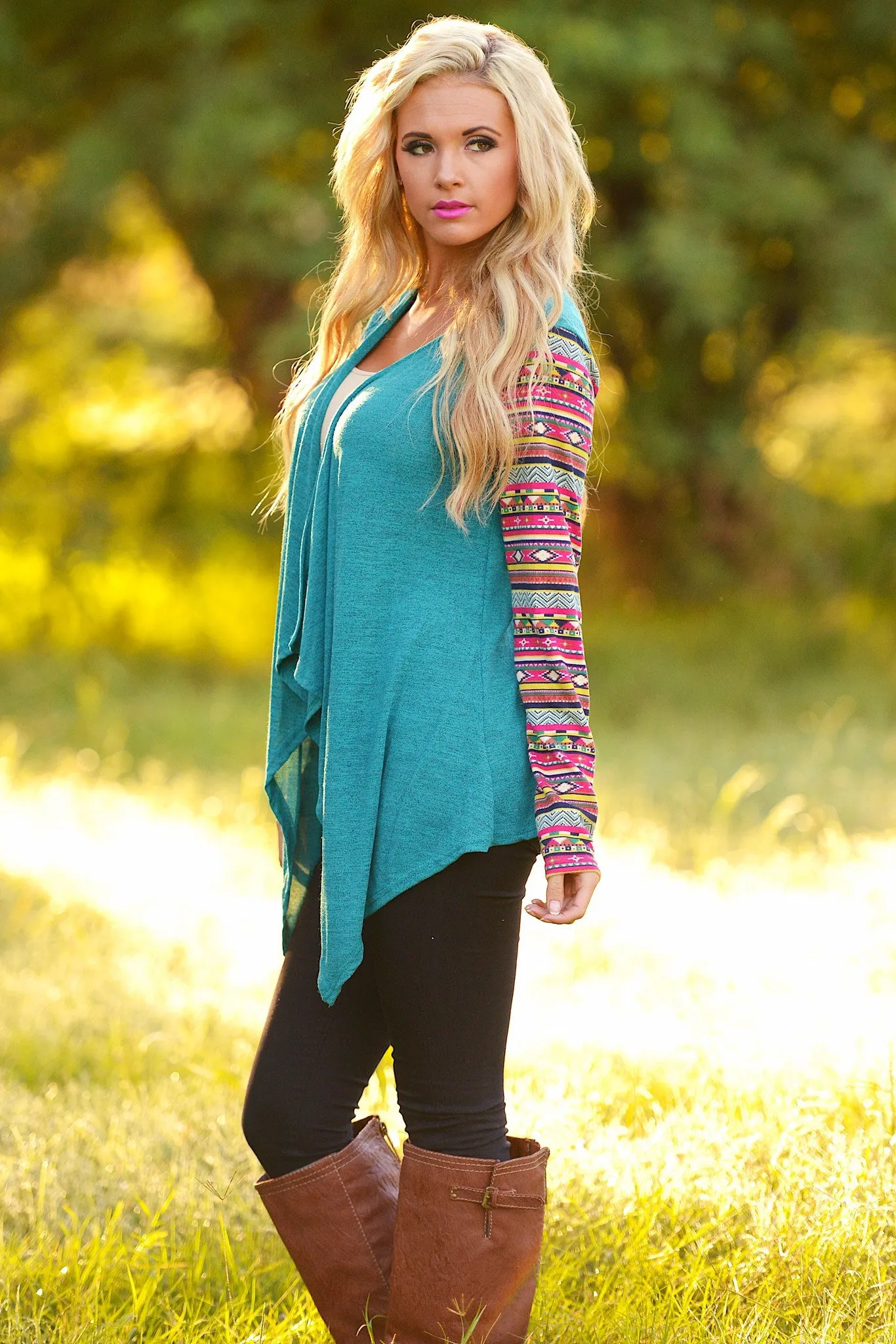 Bad Habits Cardigan - Jade