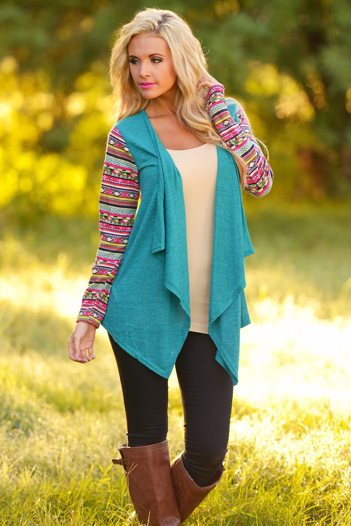 Bad Habits Cardigan - Jade