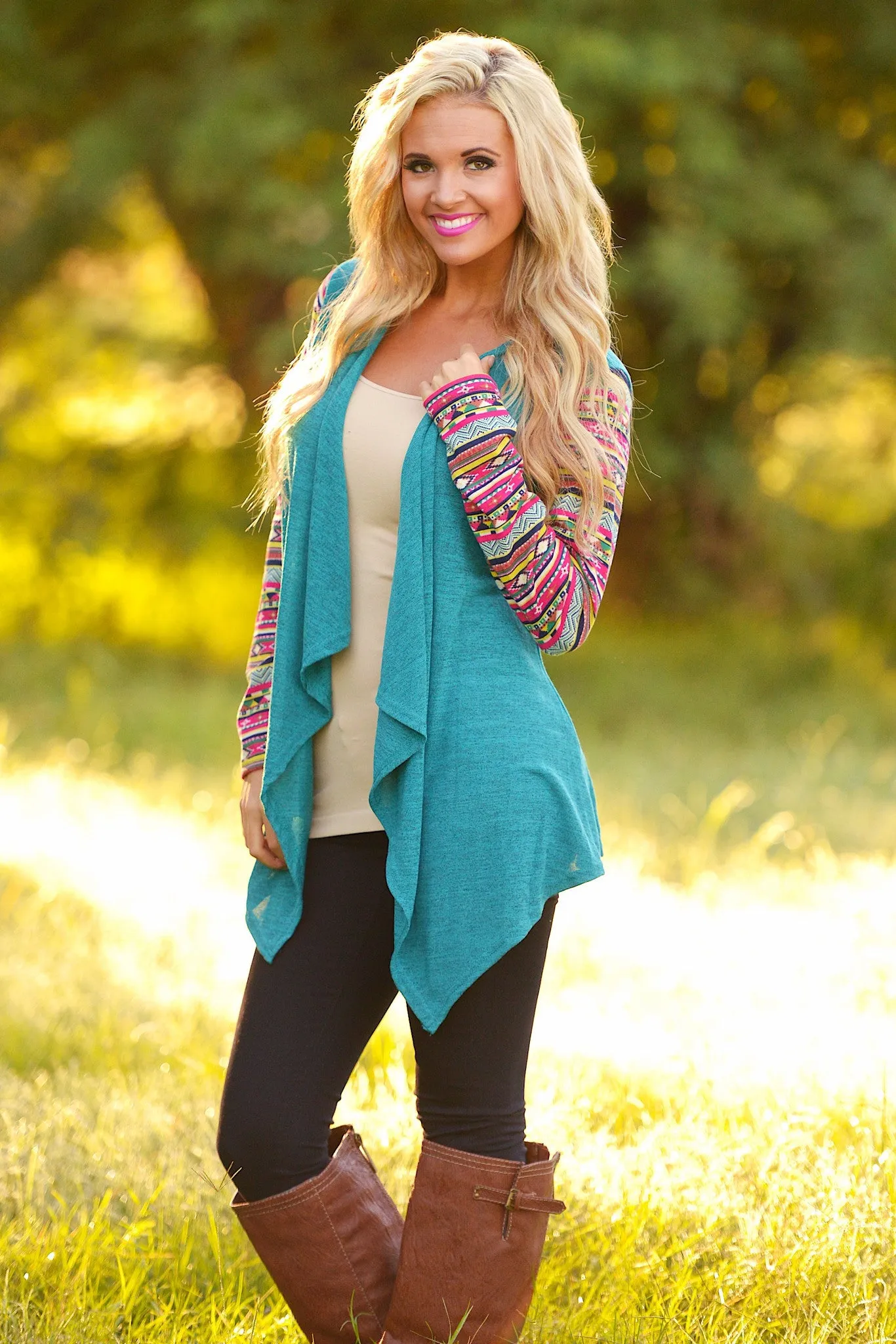 Bad Habits Cardigan - Jade