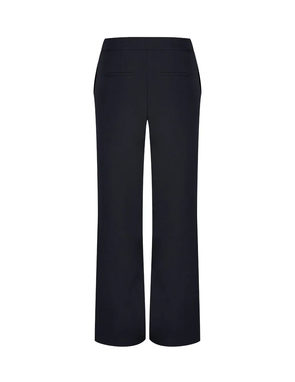 BORA AKSU Loose And Versatile Navy Blue Straight-Leg Casual Pants