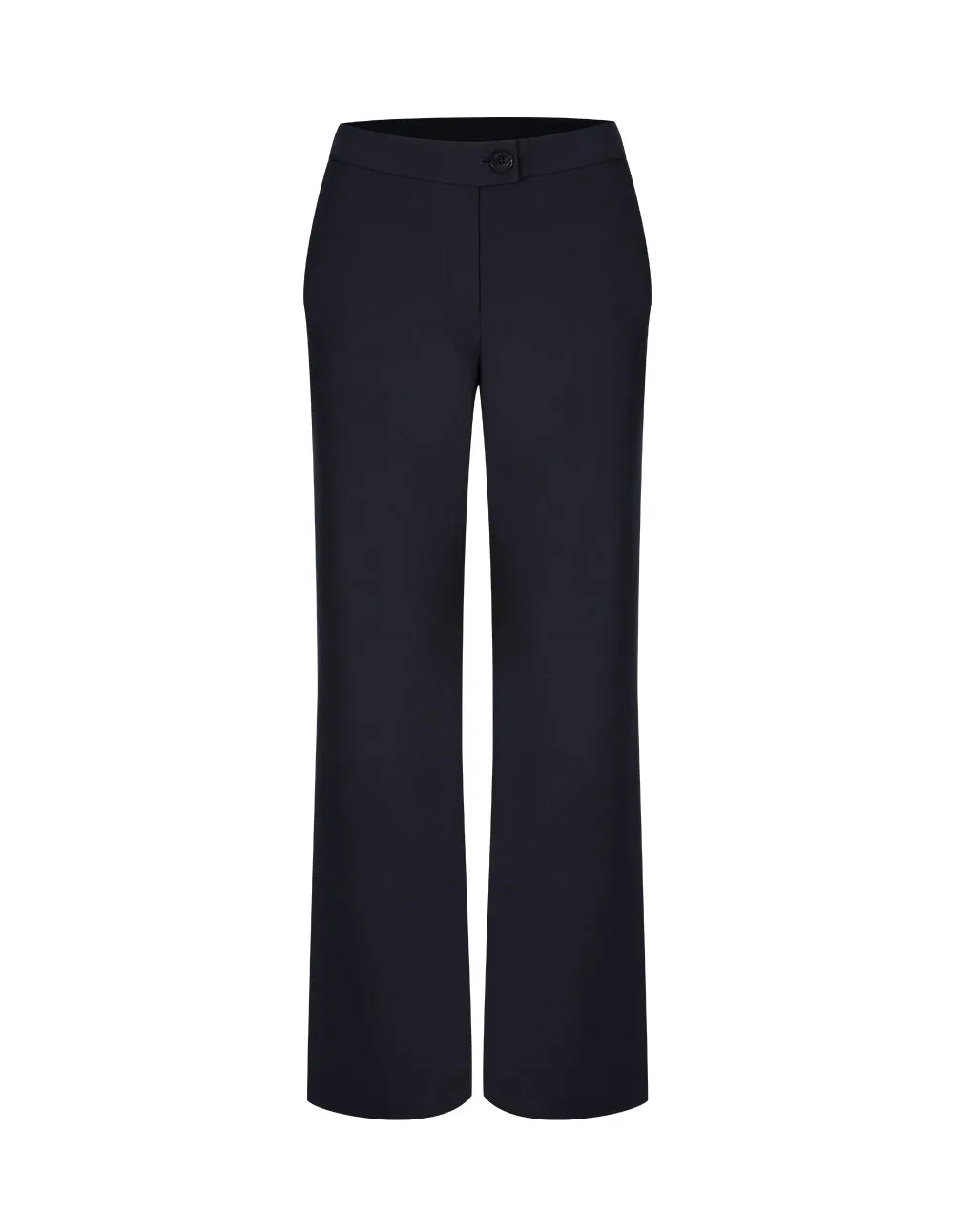 BORA AKSU Loose And Versatile Navy Blue Straight-Leg Casual Pants