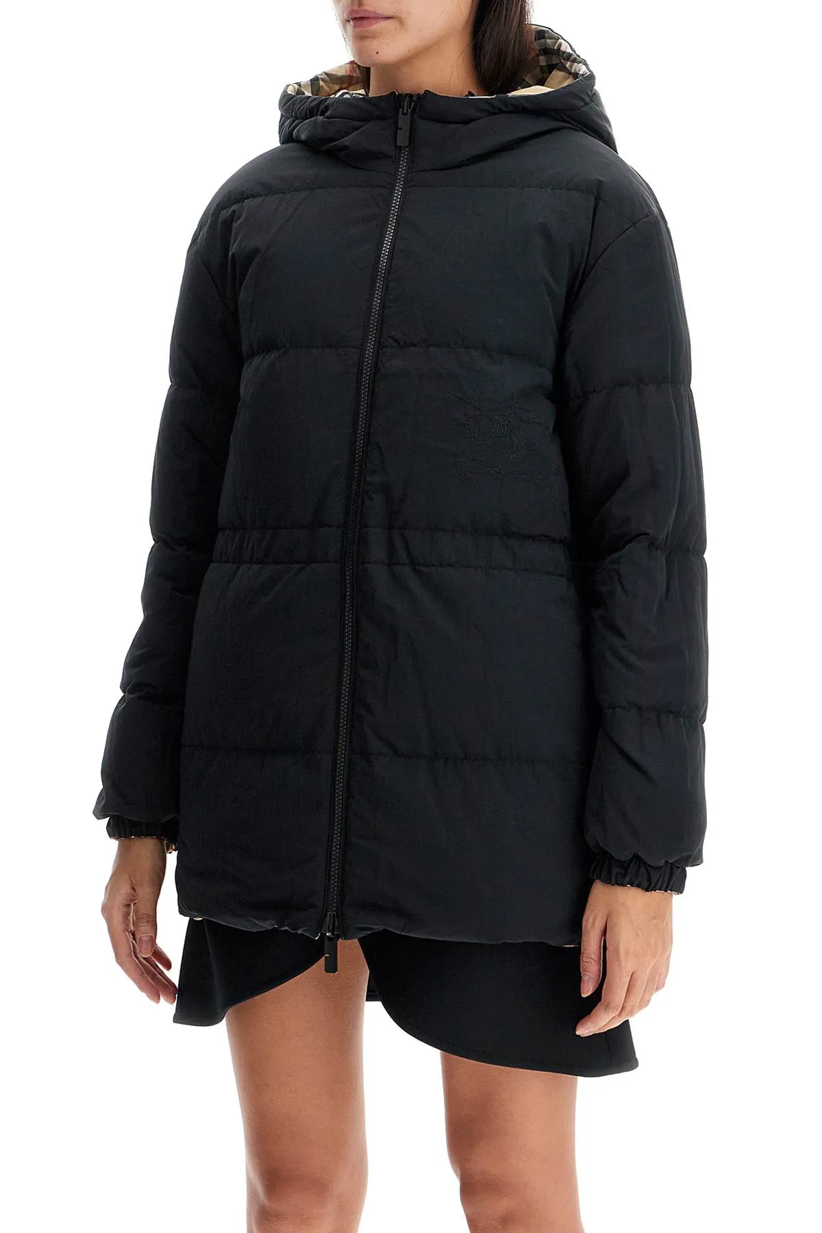 Burberry reversible midi down jacket