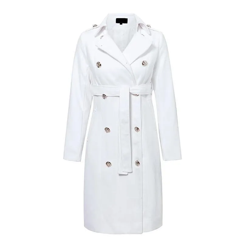 Button Down Trench Coat