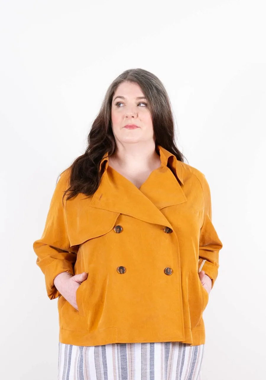 Cortland Trench & Dress Sizes 14-30 - Grainline Studio