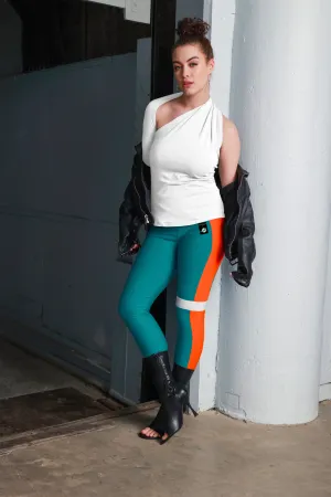 Dolphins Color Block Legging