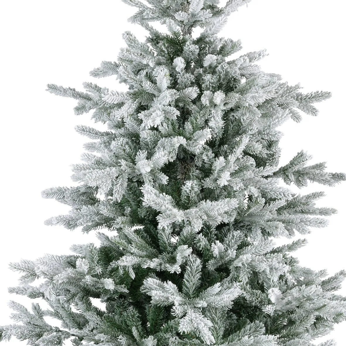 Everlands 2.1m (7ft) Snowy Grandis Fir Artificial Christmas Tree