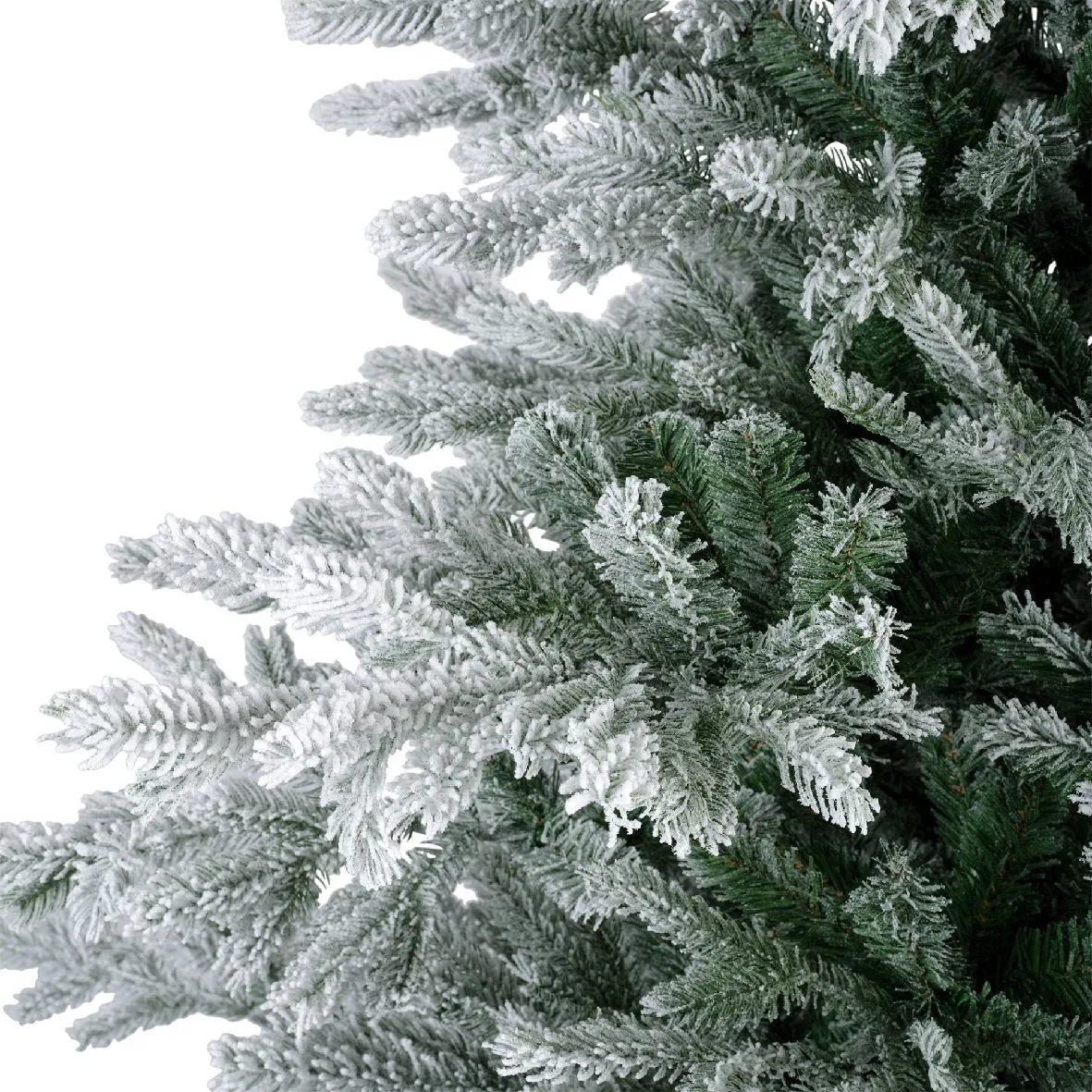 Everlands 2.1m (7ft) Snowy Grandis Fir Artificial Christmas Tree