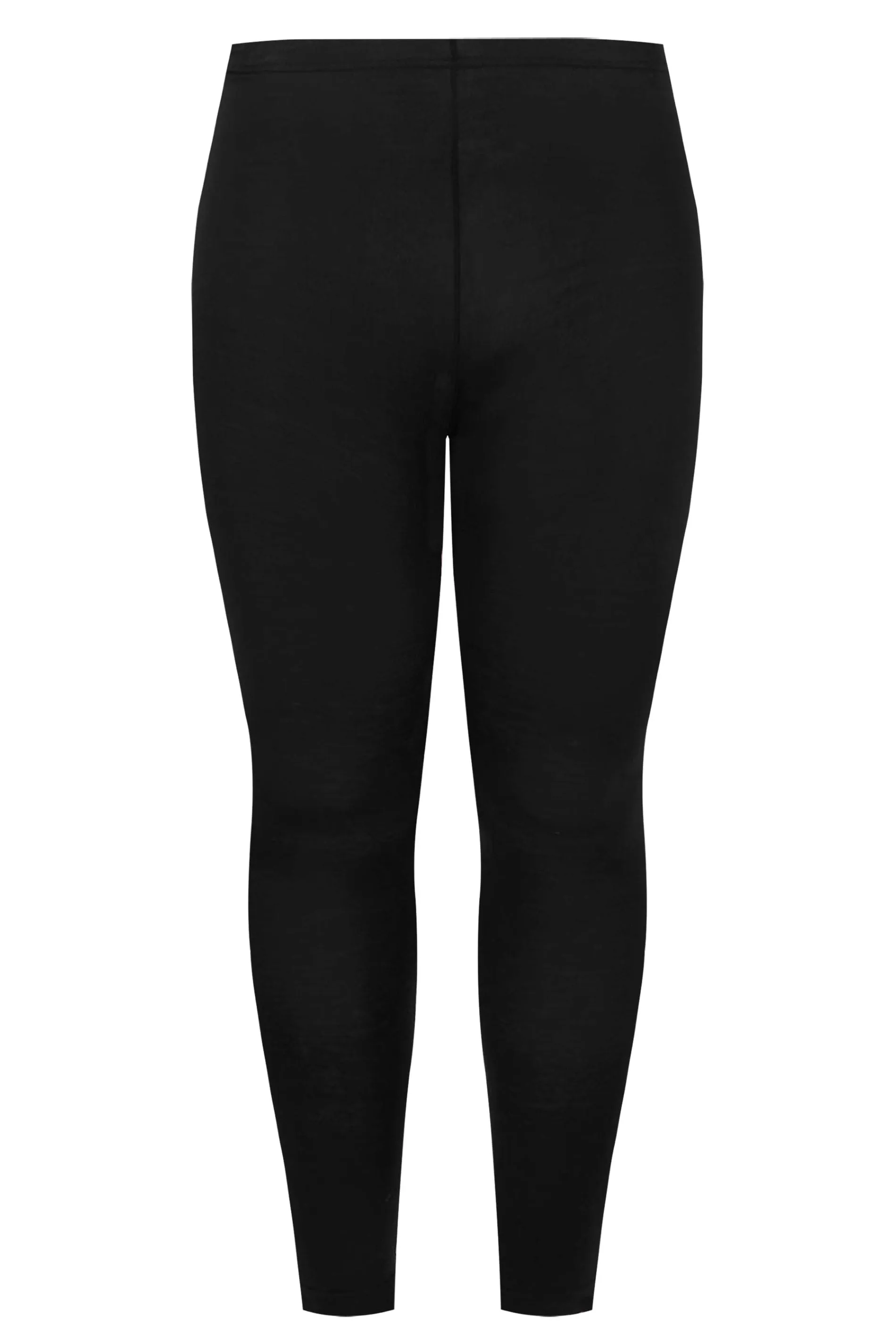 Fleece Lined Leggings in Black