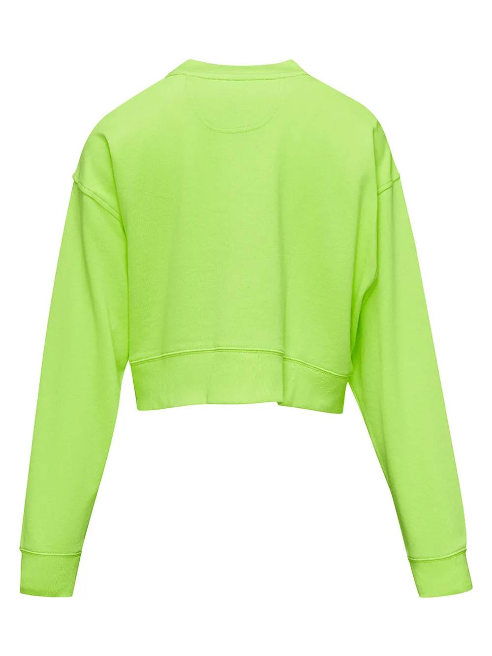 French Terry Long Sleeve Cropped Sweatshirt