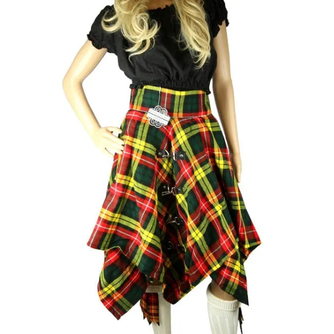 Highland Kilt Pixie Skirt Buchanan Modern Tartan