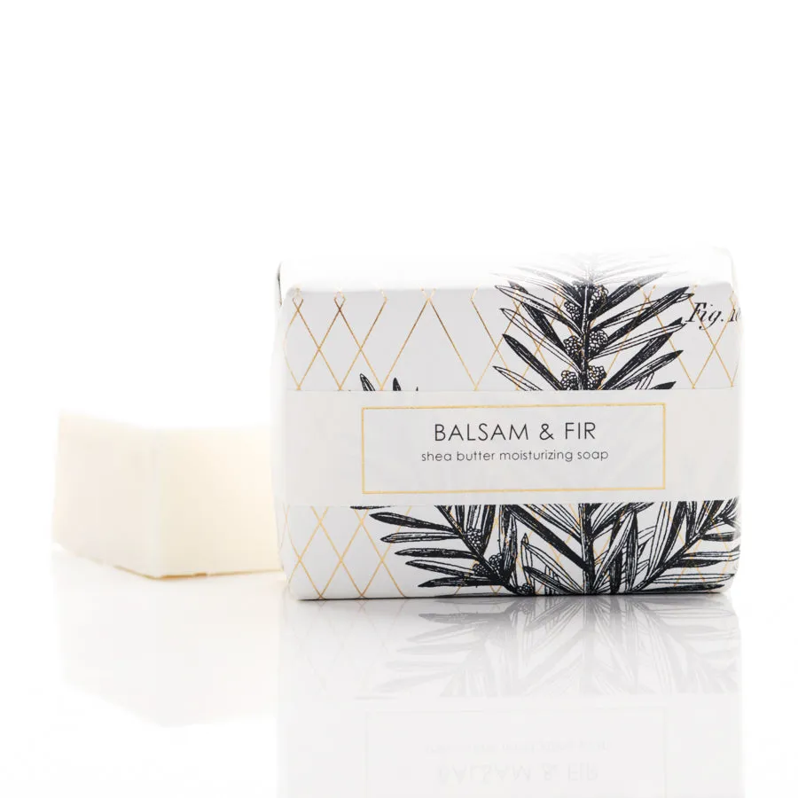 Holiday Shea Butter Bath Bar - Gold Leaf Balsam & Fir