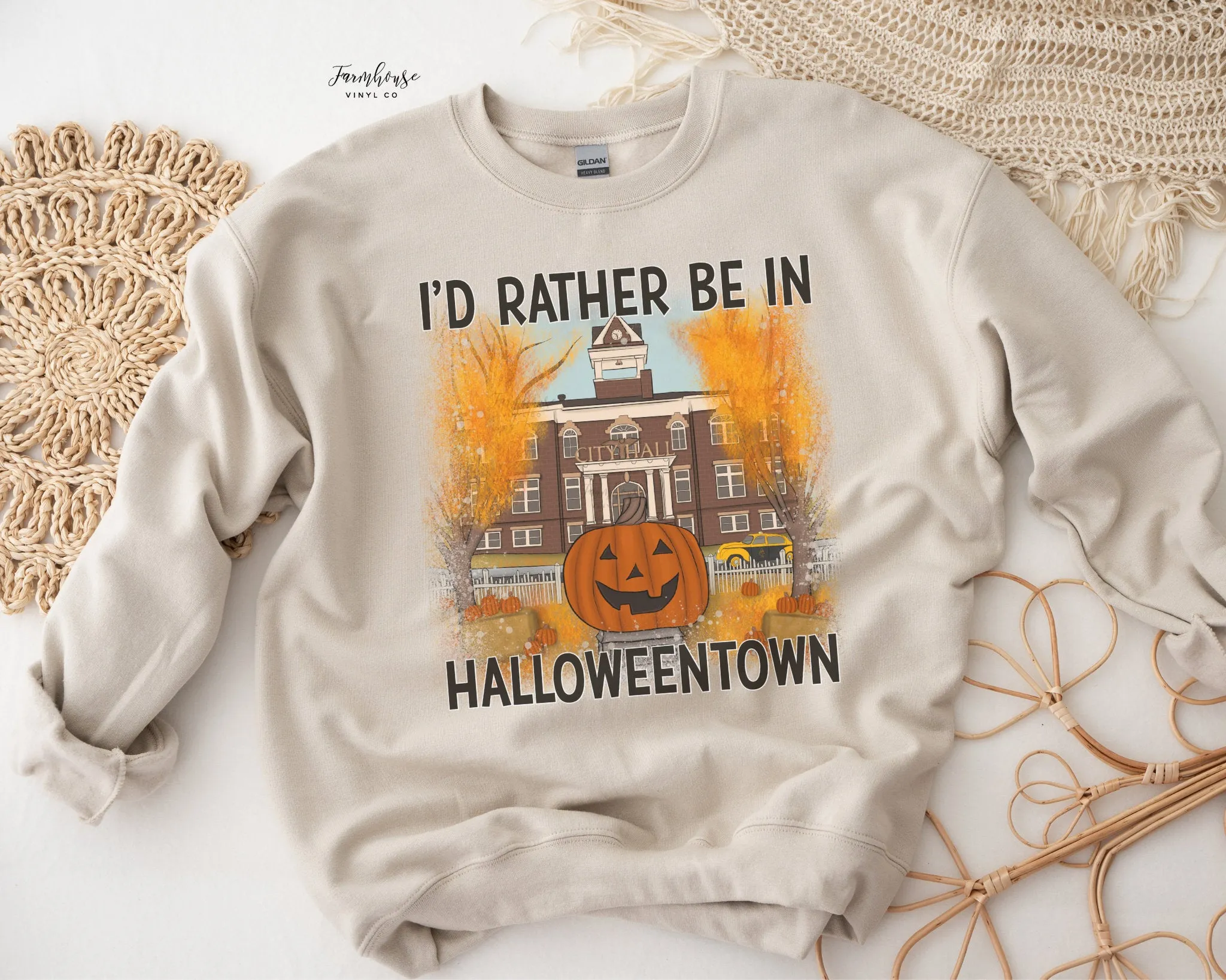 I'd Rather Be in Halloweentown Sweatshirt