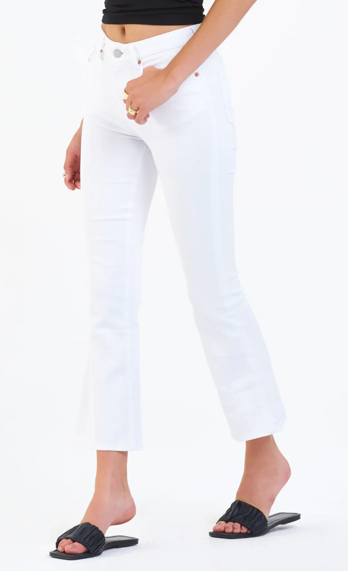 Jeanne Jeans - Optic White