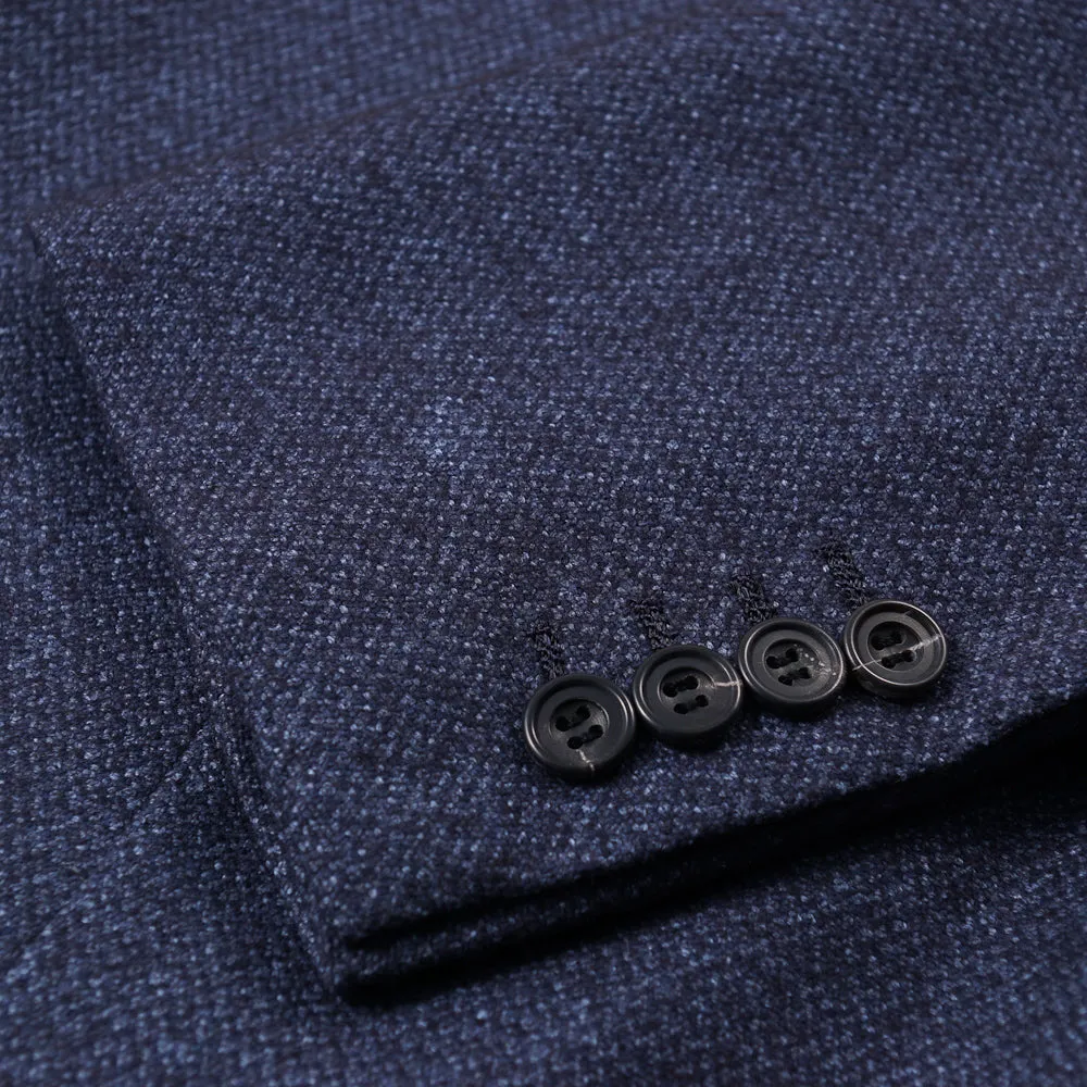 Kiton Dark Blue Cashmere-Silk Sport Coat