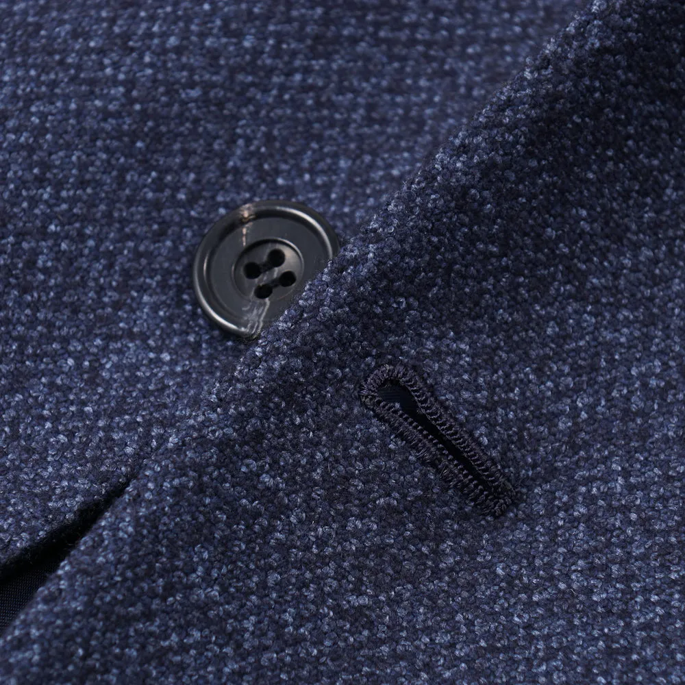 Kiton Dark Blue Cashmere-Silk Sport Coat