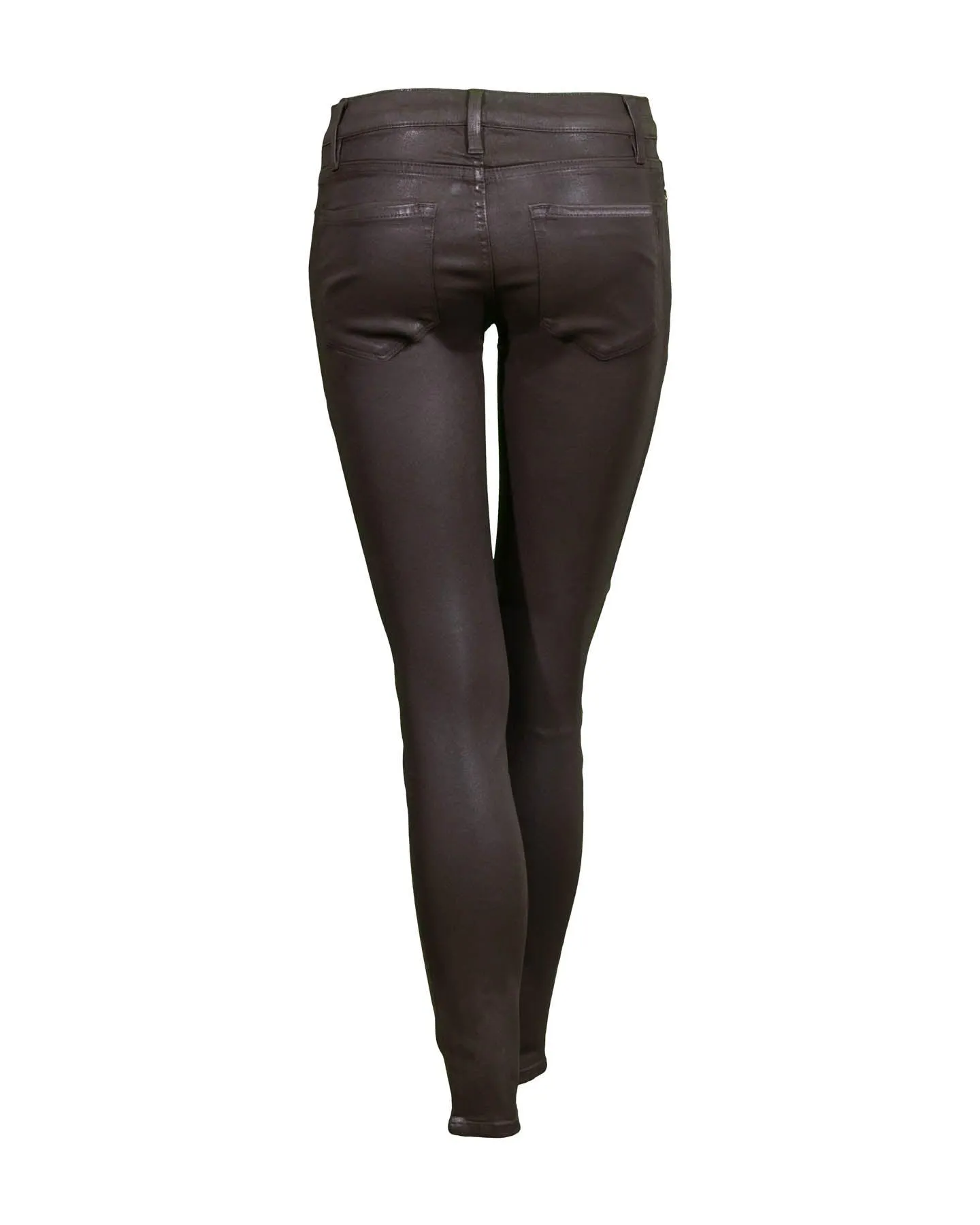 Le Skinny De Jeanne Cropped Coated Jeans