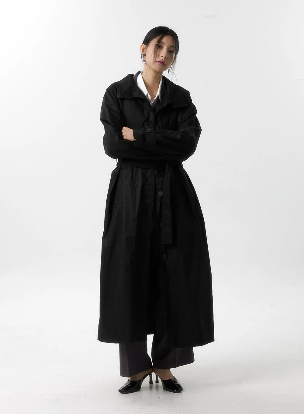 Maxi Trench Coat IS315