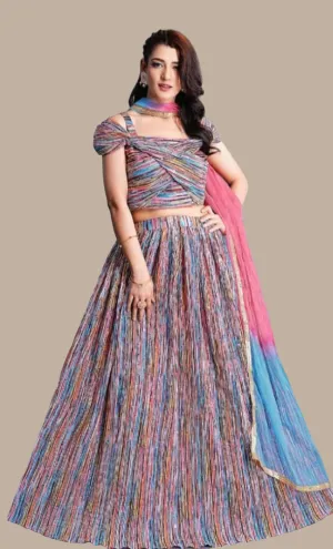 Multi-Colour Chania Choli Set