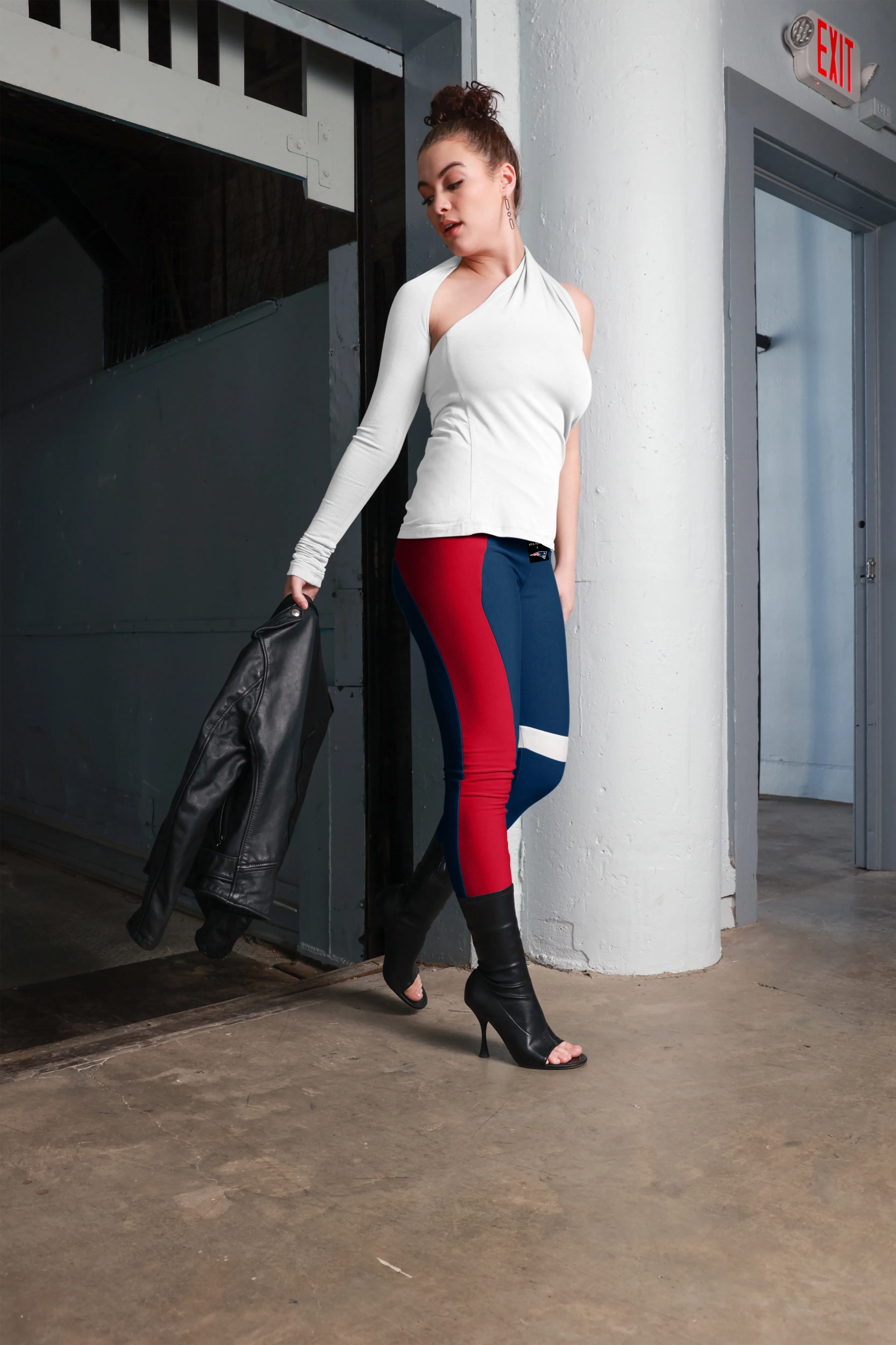 New England Patriots Color Block Legging