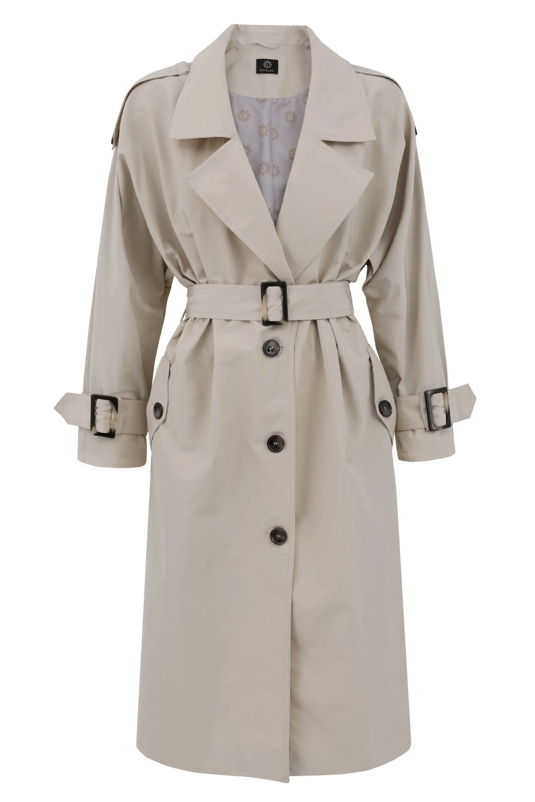 Oversize Trench Coat Light Beige