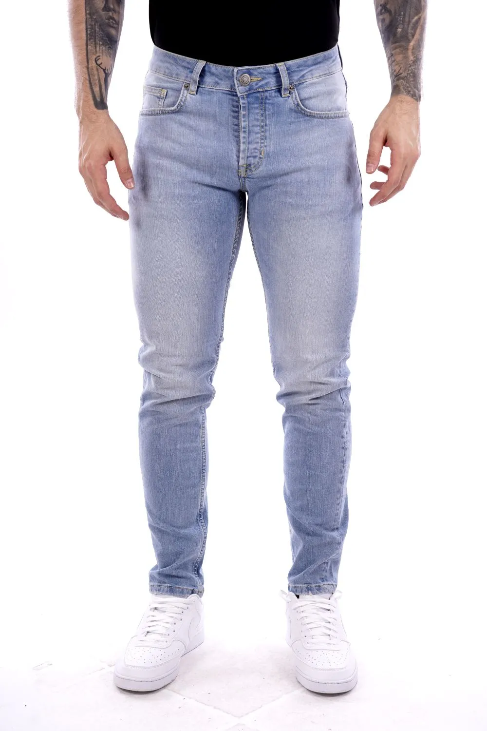 Pantalone Jeans HAMAKI HO da Uomo - blu PJE1712HDENIMCHIARO