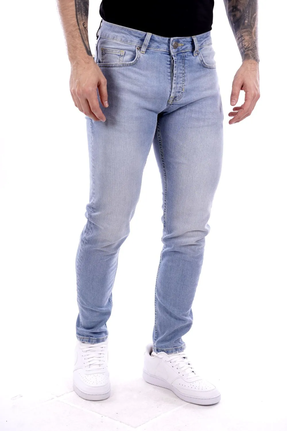 Pantalone Jeans HAMAKI HO da Uomo - blu PJE1712HDENIMCHIARO