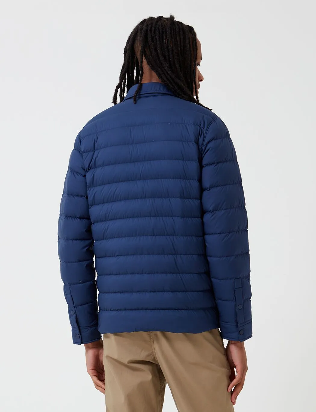 Patagonia Silent Down Shirt Jacket - Classic Navy Blue