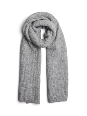 PCMOELLA Scarf - Medium Grey Melange