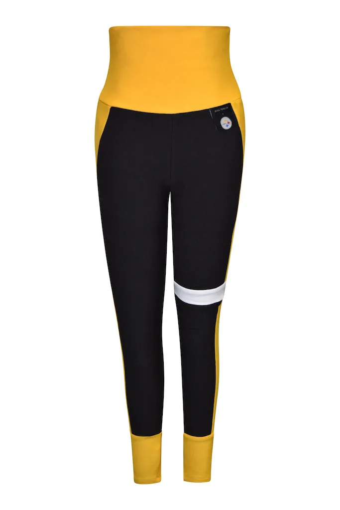 Pittsburgh Steelers Color Block Legging