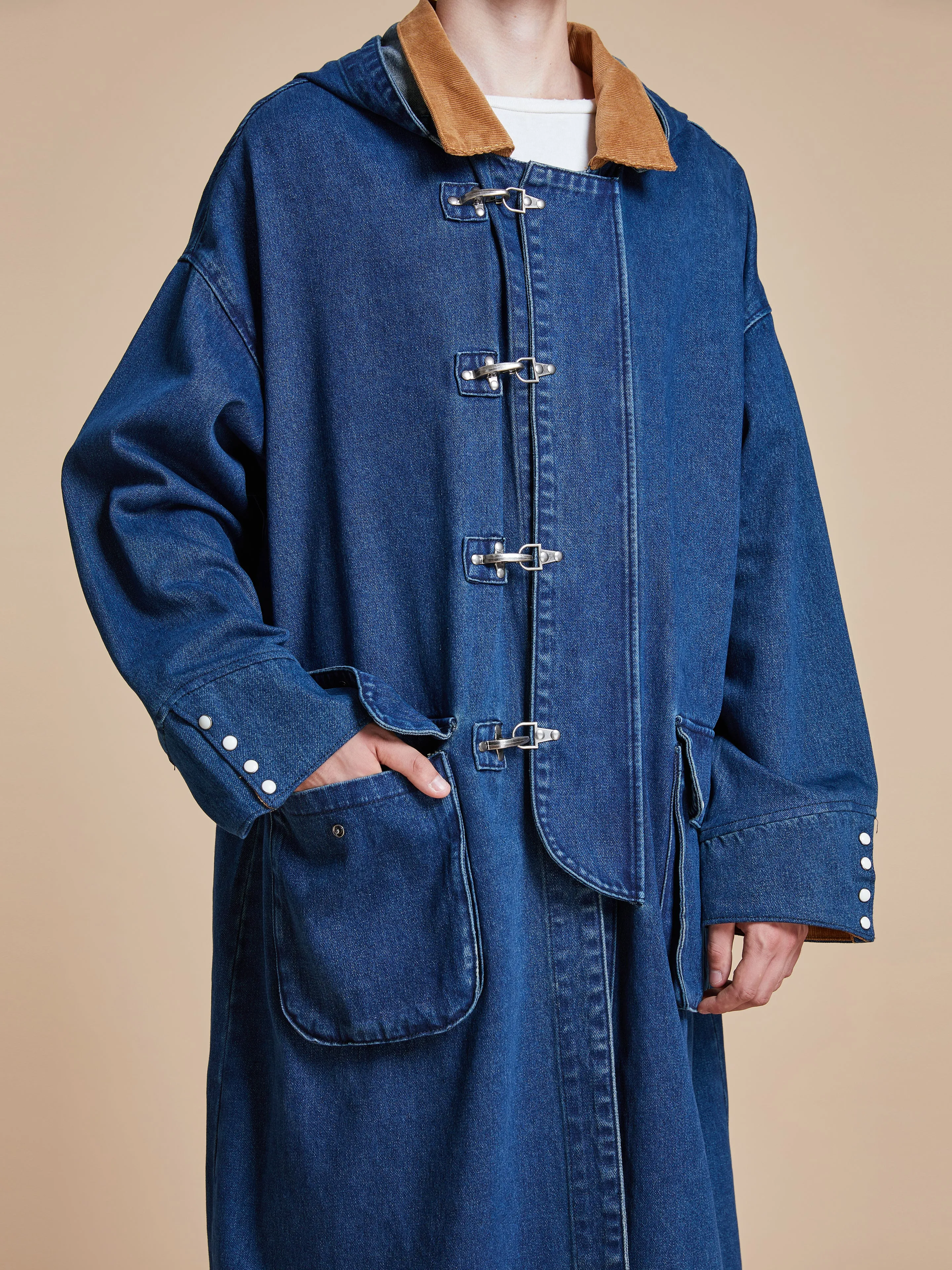 Sargasso Denim Buckle Coat