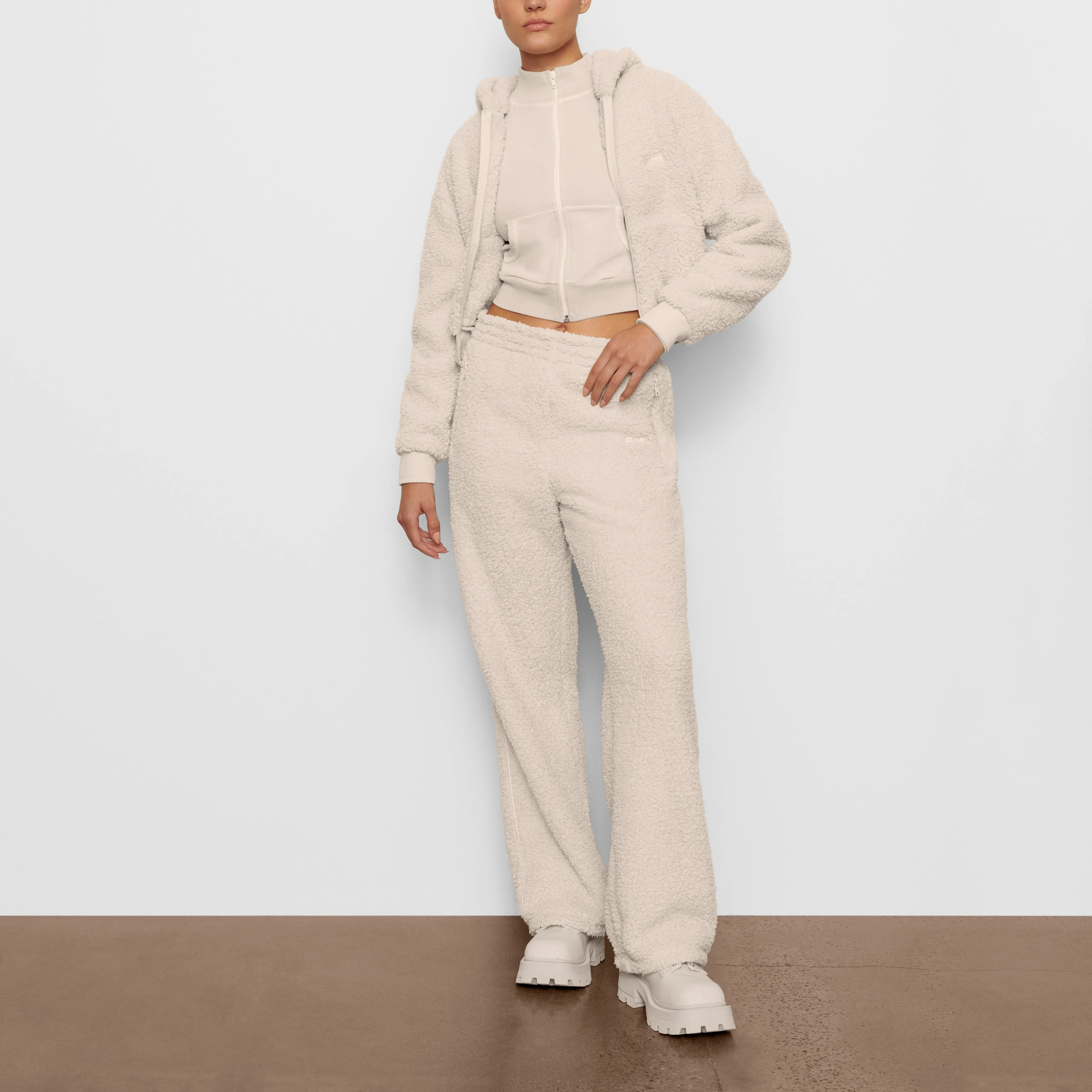 TEDDY TRACK PANT | BONE