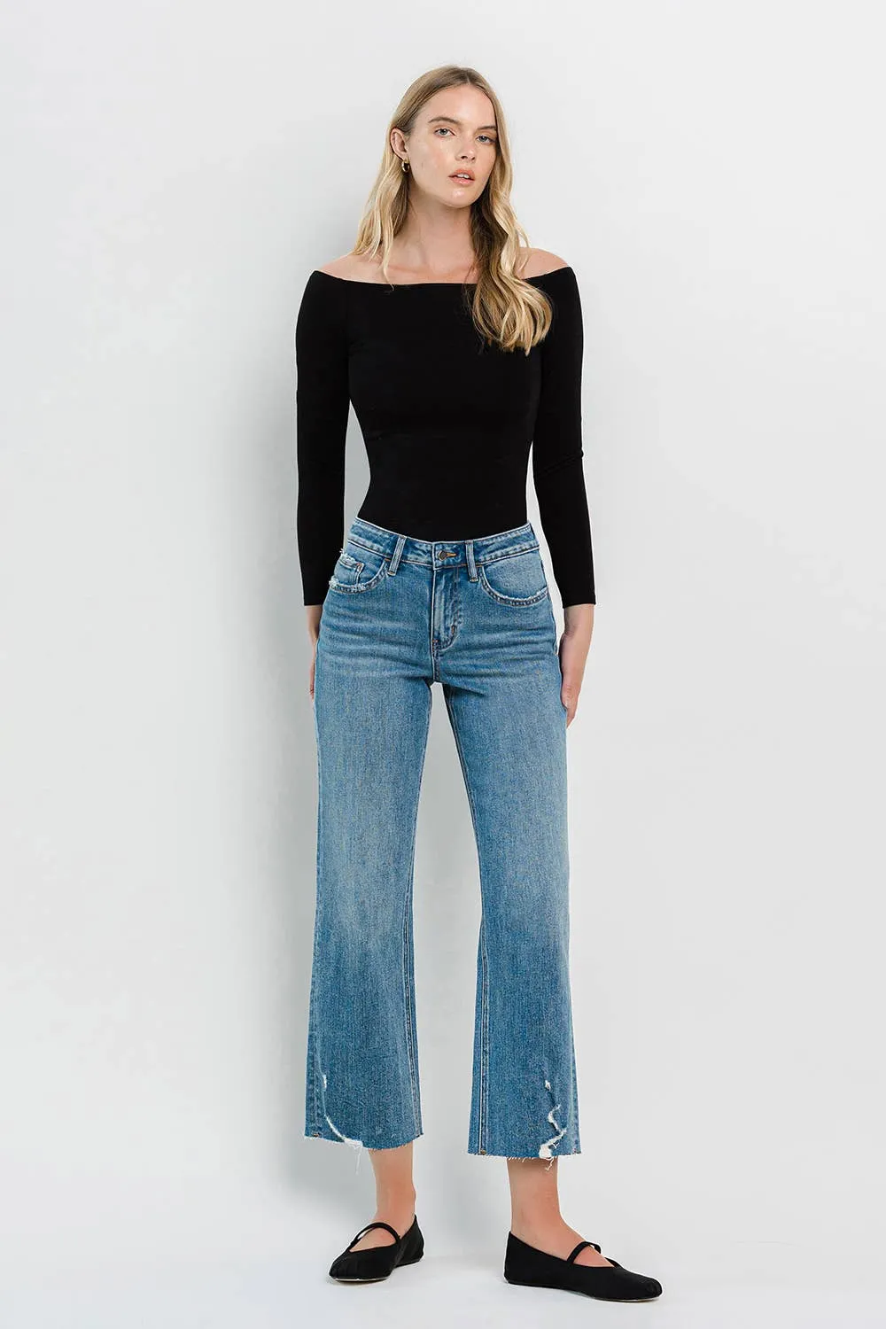 The Fit Is Everything Cropped Jeans (Medium Wash)