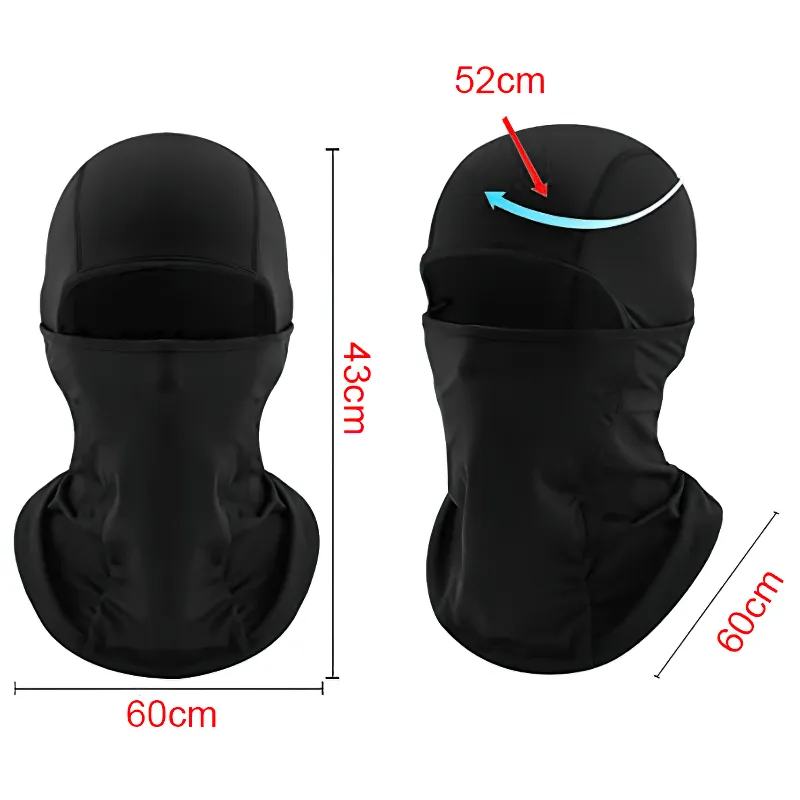 Unisex Windproof Breathable Wool Balaclava / Thermal Face Ski Mask - SF1469