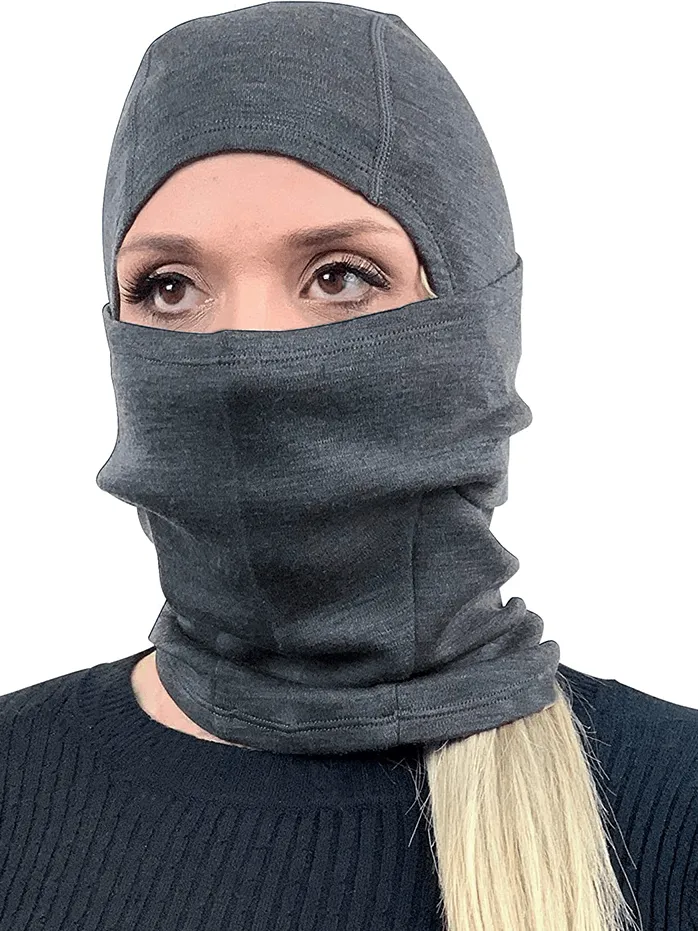 Unisex Windproof Breathable Wool Balaclava / Thermal Face Ski Mask - SF1469