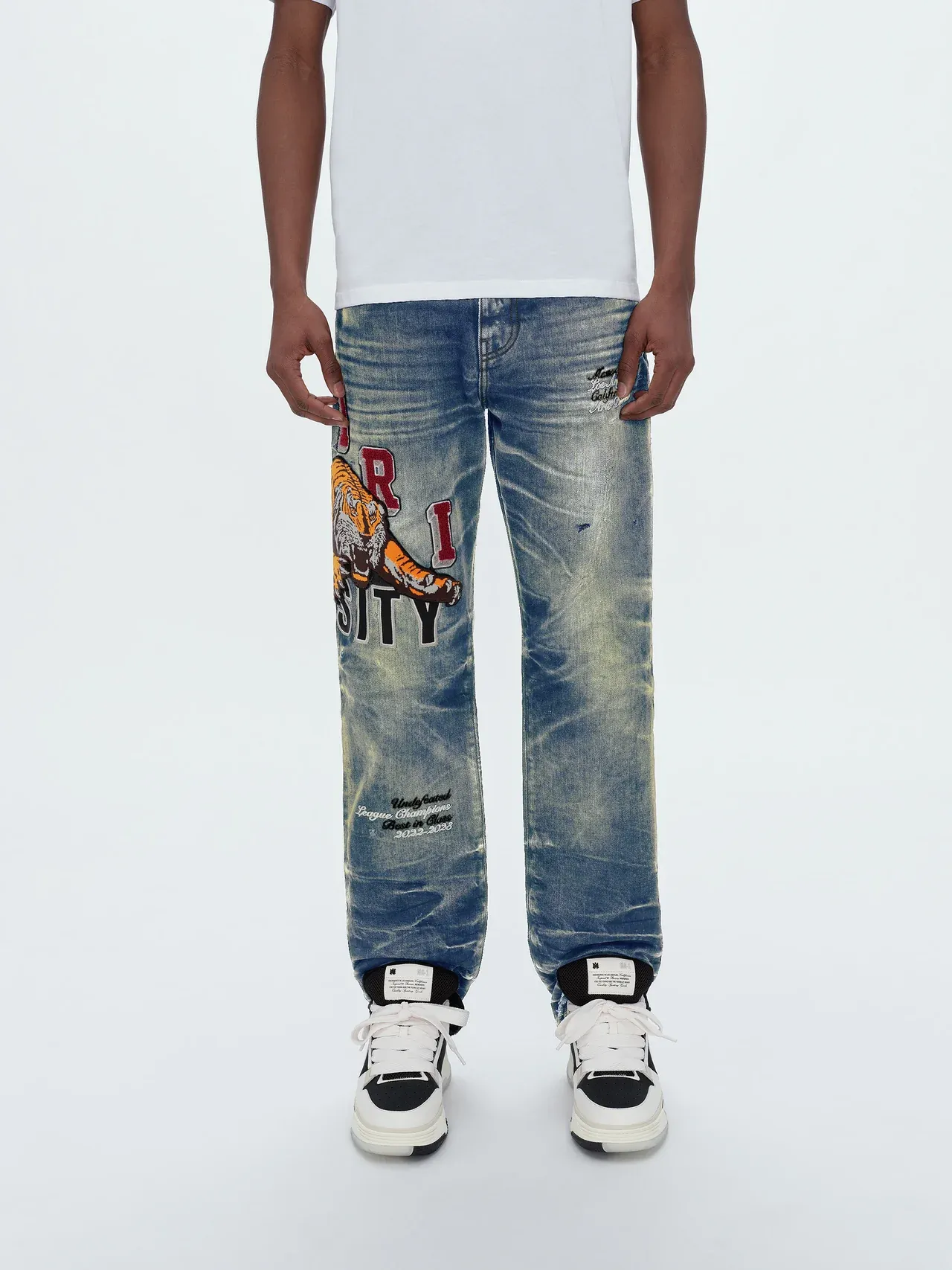 Varsity Tiger Straight Jeans