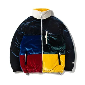 VELVET DUCK DOWN PARKA MULTI