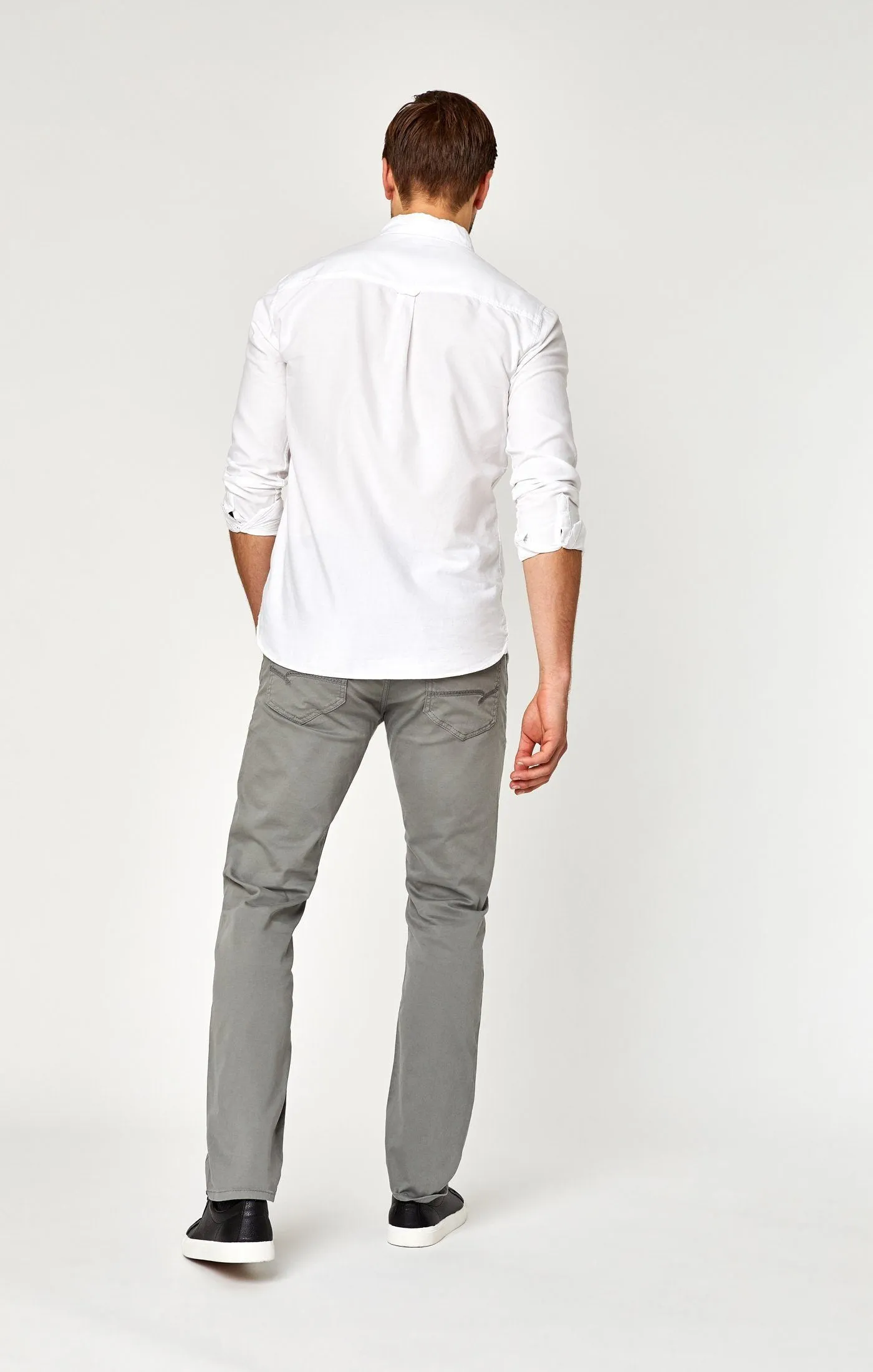 ZACH STRAIGHT LEG IN GREY TWILL