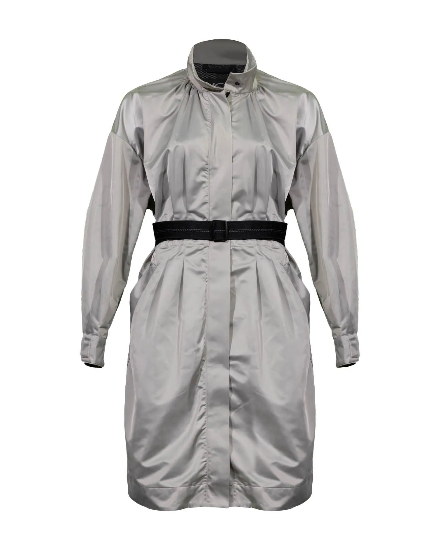 Zip Front Trench Coat